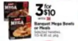 Tops Banquet Mega Bowls or Meals offer
