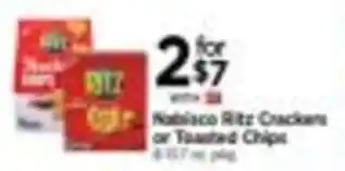 Nabisco Ritz Crackers or Toasted Chips
