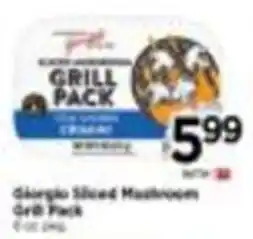 Tops Giorgio Sliced Mushroom Grill Pack offer