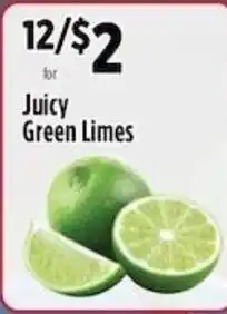 Pioneer Supermarkets Juicy Green Limes offer