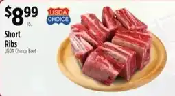 Pioneer Supermarkets Usda choice beef short ribs offer