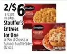 Pioneer Supermarkets Stouffer's Entrees for One offer