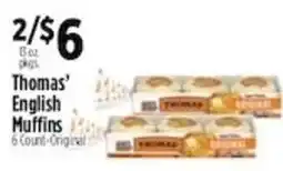 Pioneer Supermarkets Thomas' English Muffins offer