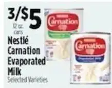 Pioneer Supermarkets Nestlé Carnation Evaporated Milk offer