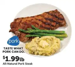 Fareway All-Natural Pork Steak offer