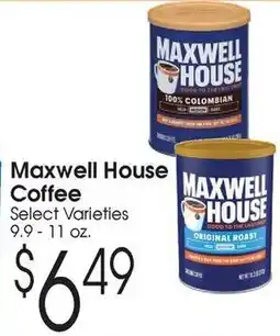 Family Fare Maxwell house coffee offer