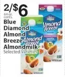 Associated Blue Diamond Almond Breeze Almondmilk offer