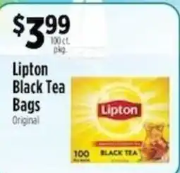 Pioneer Supermarkets Lipton black tea bags offer