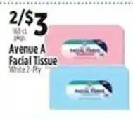 Pioneer Supermarkets Avenue A Facial Tissue offer
