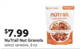 Fareway Nutrail nut granola offer