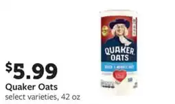 Fareway Quaker oats offer