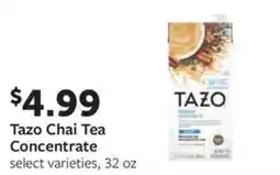 Fareway Tazo Chai Tea Concentrate offer