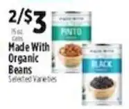 Pioneer Supermarkets Made With Organic Beans offer