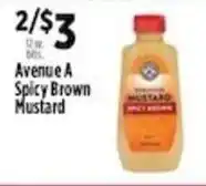 Pioneer Supermarkets Avenue A Spicy Brown Mustard offer