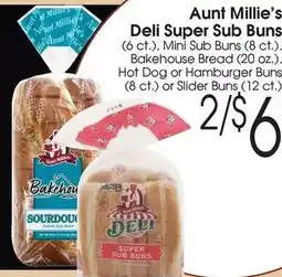 Family Fare Aunt Millie's Deli Super Sub Buns offer
