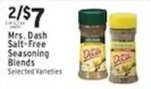Associated Mrs. Dash Salt-Free Seasoning Blends offer