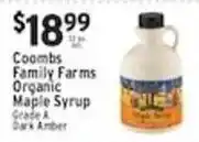 Associated Coombs Family Farms Organic Maple Syrup offer