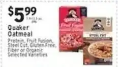 Associated Quaker Oatmeal offer