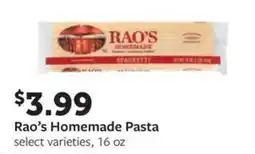 Fareway Rao's Homemade Pasta offer