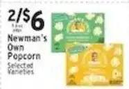 Associated Newman's Own Popcorn offer