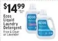 Associated Ecos liquid laundry detergent offer