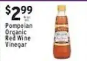 Associated Pompeian organic red wine vinegar offer