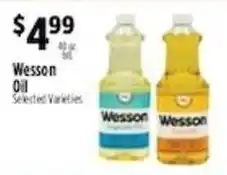 Pioneer Supermarkets Wesson oil offer