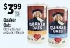 Pioneer Supermarkets Quaker oats offer
