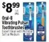 Pioneer Supermarkets Oral-B Vibrating Pulsar Toothbrushes offer
