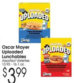 Family Fare Oscar Mayer Uploaded Lunchables offer