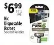 Pioneer Supermarkets Bic Disposable Razors offer