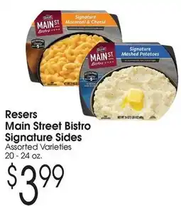 Family Fare Resers Main Street Bistro Signature Sides offer