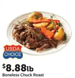 Fareway Usda choice boneless chuck roast offer