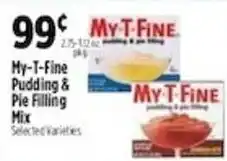 Pioneer Supermarkets My-T-Fine Pudding & Pie Filling Mix offer