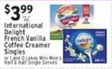 Associated International Delight French Vanilla Coffee Creamer Singles offer