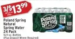 Associated Poland Spring Natural Spring Water offer