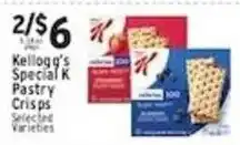 Associated Kellogg's Special K Pastry Crisps offer