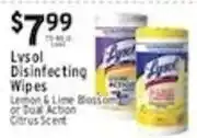 Associated Lysol Disinfecting Wipes offer