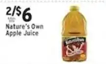 Associated Nature's Own Apple Juice offer
