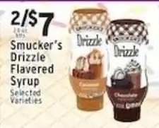 Associated Smucker's Drizzle Flavored Syrup offer