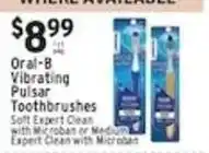 Associated Oral-B Vibrating Pulsar Toothbrushes offer
