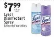 Associated Lysol Disinfectant Spray offer