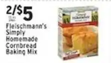 Associated Fleischmann's Simply Homemade Cornbread Baking Mix offer