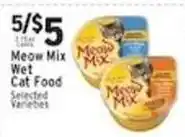 Associated Meow Mix Wet Cat Food offer