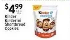 Associated Kinder Kinderini Shortbread Cookies offer