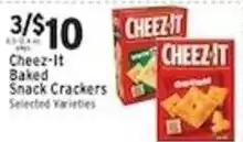 Associated Cheez-it Baked Snack Crackers offer