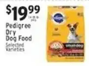 Associated Pedigree dry dog food offer