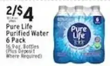 Associated Pure Life Purified Water offer