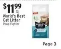 Associated World's Best Cat Litter offer