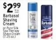 Associated Barbasol Shaving Cream or Pure Silk Spa Therapy Shave Cream offer
